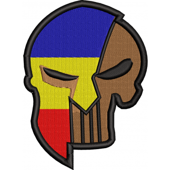 Emblema SPARTAN Cu Tricolor (Punisher)